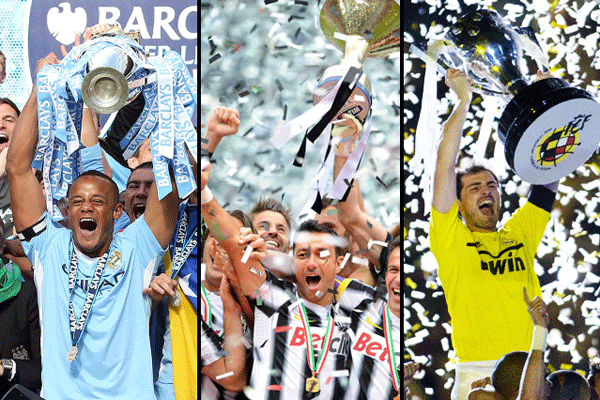 英超西甲意甲德甲联赛积分相同时如何决定排名