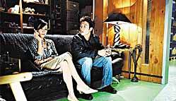 陈冠希拍《无间道2》欲火焚身强吻刘嘉玲(附图