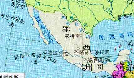 (墨西哥地图)