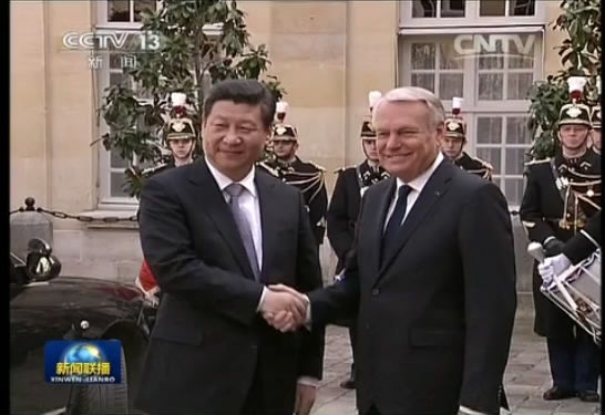 [视频]习近平会见法国总理