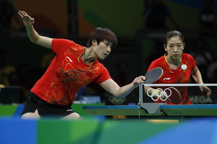 乒乓球女子团体赛:中国队夺金