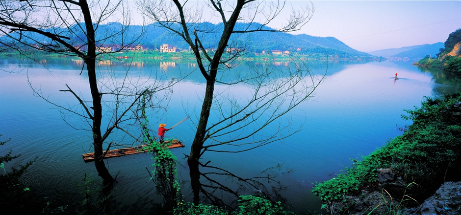 耒阳市蔡伦竹海水利风景区>>耒水风光.