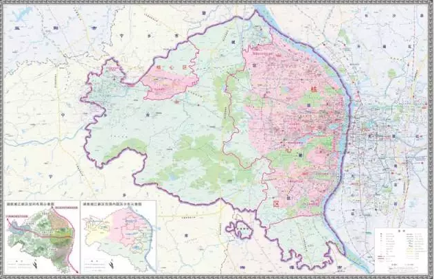 湖南湘江新区首次发布辖区地图