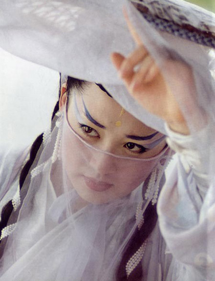 轻纱半遮美容颜古装剧中蒙面美女