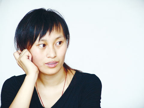 10月12日,湖南理工学院音乐系教室,晴晴正准备上舞蹈课记者童迪摄