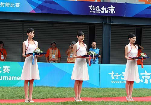 奥运会的美女志愿者