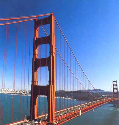 南京长江第四大桥奠基 山景将不让金门大桥(图)_中国