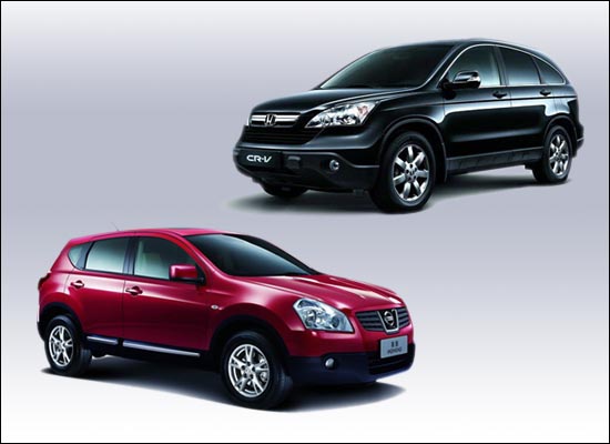 日产逍客\/新本田CR-V 日系城市型SUV对决