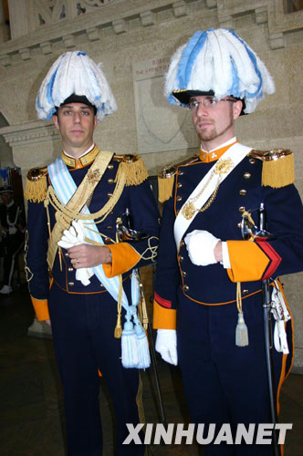 欧洲最古老共和国卫队参加元首宣誓就职仪式