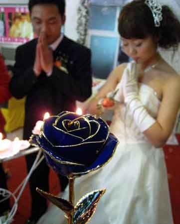 百万富翁爱上街边小贩女 镀金玫瑰求婚(图)