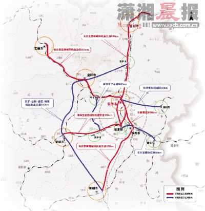 湖南打造长株潭3+5城际铁路网坐火车就像坐公