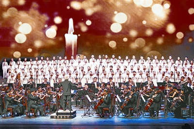 祖国颂群众合唱交响音乐会激情歌唱新中国