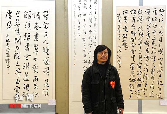 潭州墨阵--古道师生书法展亮相长沙(组图)