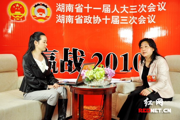 赢战2010两会系列访谈之交通银行湖南省分行行长唐玲