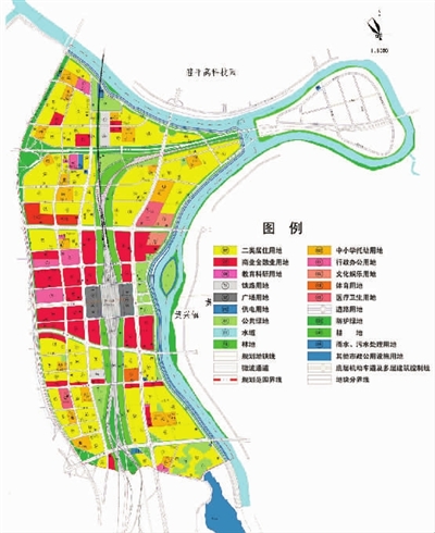 日前,长沙市将黎托片(武广新城)控规正式向市民公示.