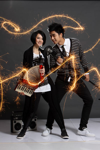 <em>男才女貌</em>新造型曝光 演绎魔幻<em>音乐</em>情侣(图)