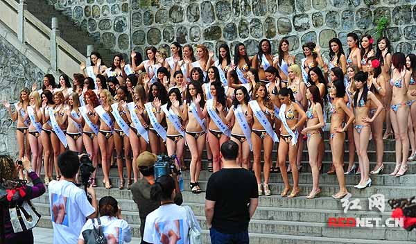 56国佳丽齐聚全球小姐即将决赛<em>张家界</em>(组图)