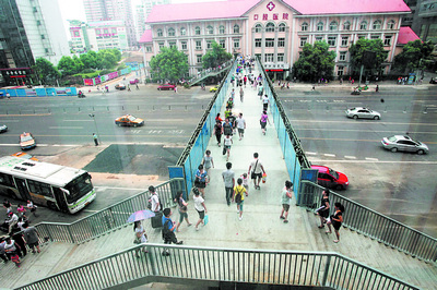 长沙中山路成为五一广场周边最大堵点