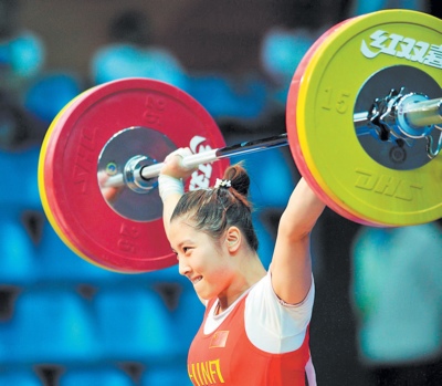 湘<em>妹子真给力</em> 李萍破本届亚运会首个世界纪录