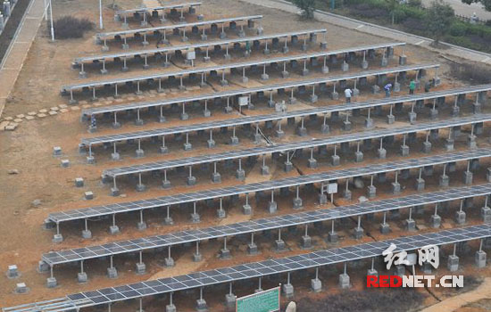 永州首家太阳能光伏并网电站今年2月底试运行