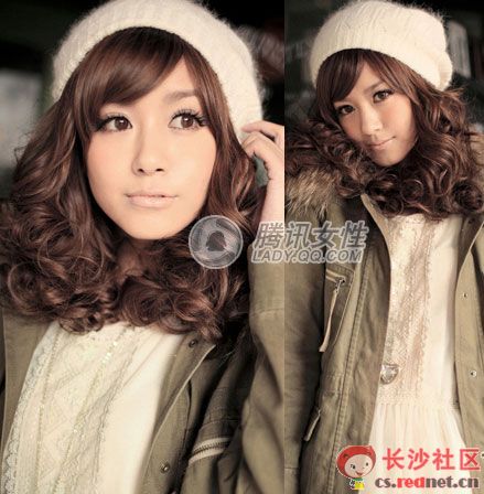冬日最受宠 奶茶女10款靓发_健康频道_红网