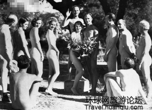 裸婚算什么 圍觀國外流行的裸體婚禮