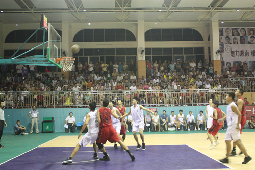 嘉禾县组队参加郴永两市六县和美边界行篮球联