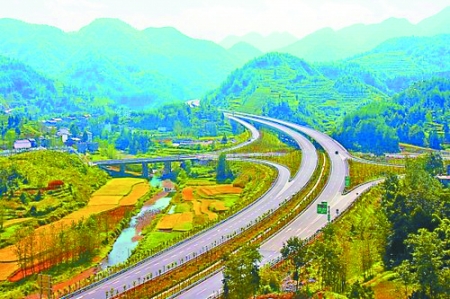 机场路,渝湘高速南川段(渝湘高速公路界石至水江段)3条闻名全国的高速