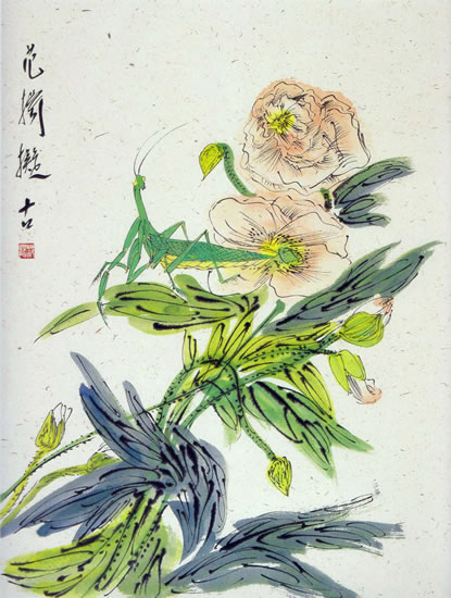 范扬花鸟画