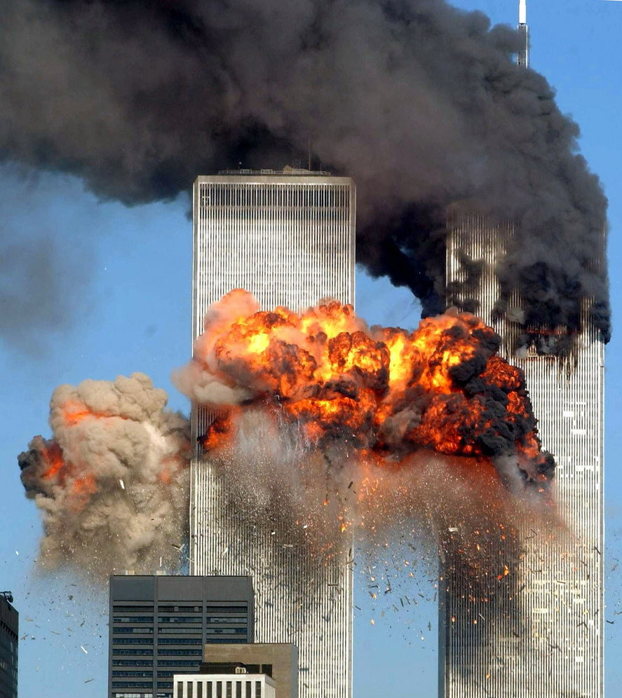 2001年9月11日 世贸大楼被袭击