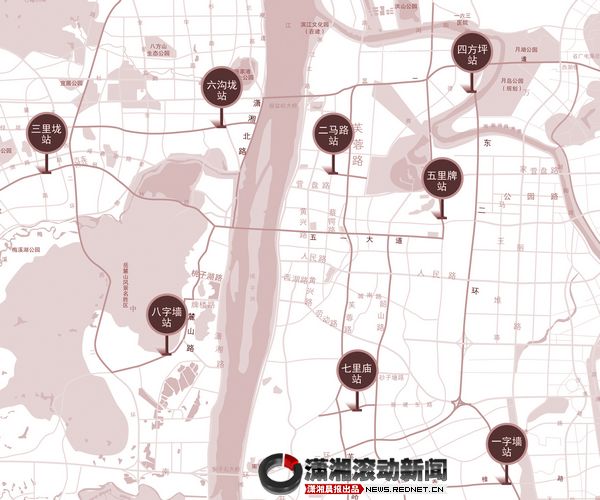 让我们来场长沙数字公交站名大接力图片