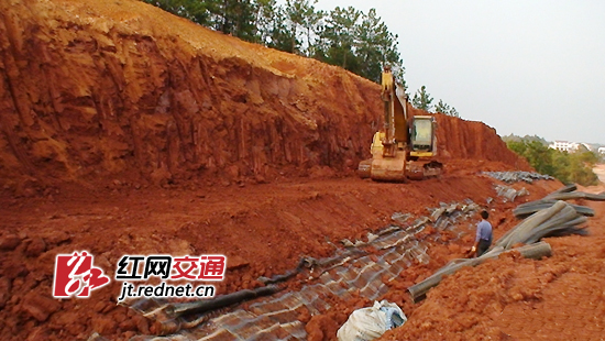 高速公路红砂岩高路堑边坡加固处治技术研究