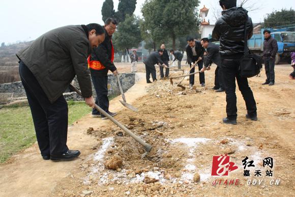 嘉禾县塘村镇 清水村 迅速掀起绿化攻坚总动员