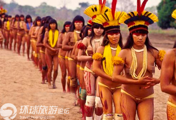 雅马拉比底:巴西印第安<em>裸体</em>部落