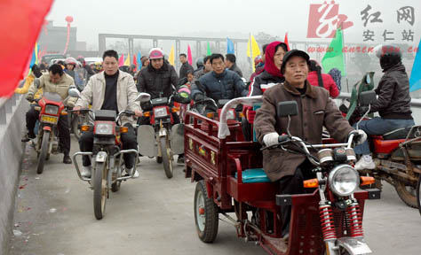 安仁县渡口乡渡口大桥正式通车