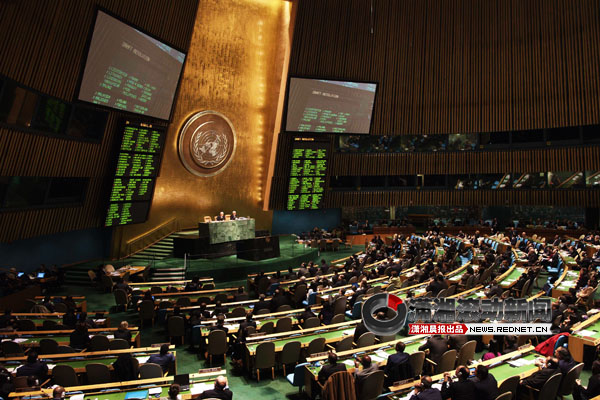 联合国大会通过涉叙决议 中国投了反对票[图]