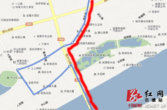 湘潭部分23路公交车自晚上9