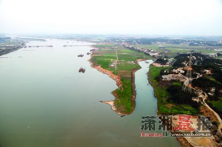 挖沙船啃掉两成白沙洲 政府准备花50万复原