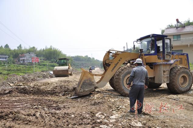 桃江:S308桃马连接线修建正在进行 全长37.99