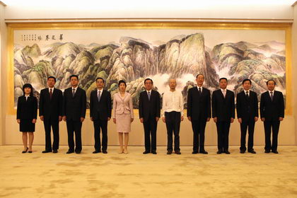 陈超英同志先进事迹报告会在人民大会堂隆重举