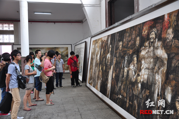湖南省重大历史题材美术创作工程美术作品展开