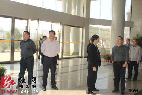 省文明县城考核验收组来祁阳复查省文明县城建