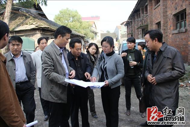 湖南中方工业园:中方县领导入中方工业园指导工作
