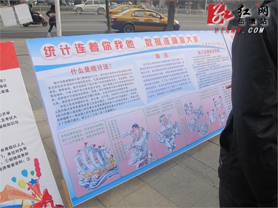 湘潭岳塘区开展《统计法》颁布纪念日宣传活动