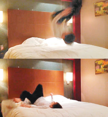 [<em>视频</em>]萧敬腾微博晒空翻上床<em>视频</em> 惊呆网友_红