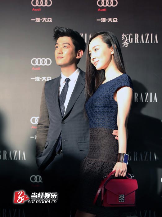 霍思燕获颁潮流风格奖 与男友杜江首度正式亮
