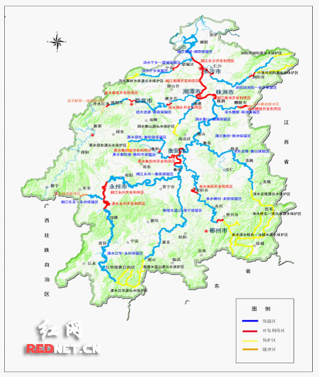 湘江流域水系图的报道近况介绍
