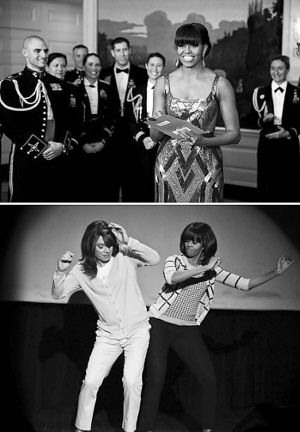 米歇尔经常参加各种电视节目。