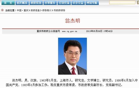 重庆市政府公众信息网截图