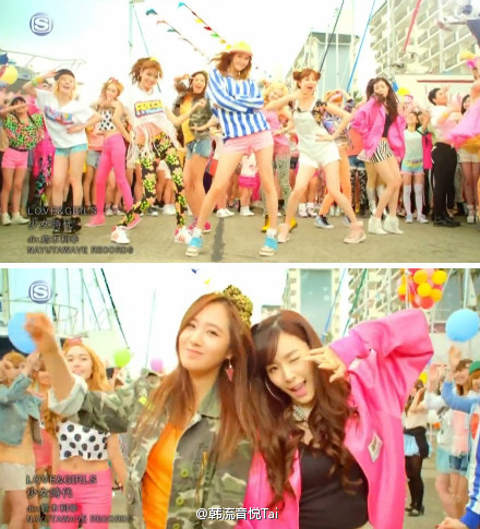[视频]韩国少女时代日文单曲《LOVE&GIRLS》PV火热